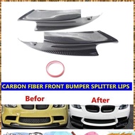 1 Pair Car Front Left & Right Lower Bumper Splitter Carbon Fiber Pattern Automotive Supplies for    