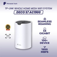 Mesh WiFi System TP-Link Deco S7 | AC1900 | 1900 Mbps | Dual Band | Gigabit | Home Router Extender