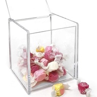 Waterproof Storage Box Cube Moisture-Proof Dust-Proof with Cover Transparent Acrylic ZZX8