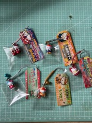 中古絕版HELLO KITTY  地域限定吊牌吊飾 掛件 電話繩
