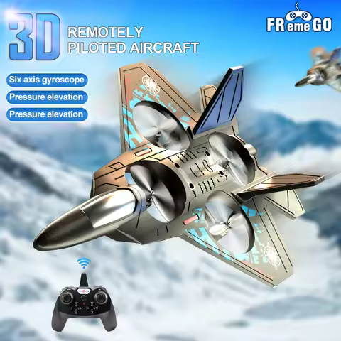 L0712 RC Remote Control Airplane 2.4G Gravity Sensing RC Glider One Key Takeoff 360° Rotation Plane 