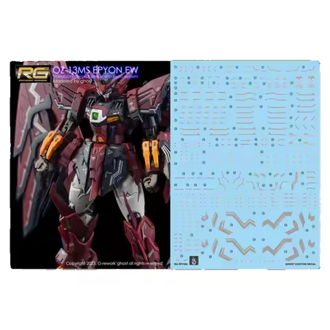 YAN Decals High Precision Waterslide Decals For RG 1/144 OZ-13MS Epyon EW Model Marking Stickers Hob