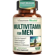 MultivitaminforMenwithBioavailableVitamins,Minerals,VitaminD,B12,C,A&ZincforEnergy,FocusandImmuneHea