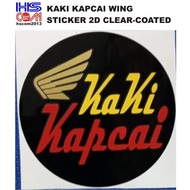 0350 KAKI KAPCAI WING STICKER 2D CLEAR-COATED C50 C65 C70 C86 C90 C100 EX5