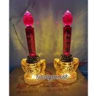 Lampu sembahyang led lilin Yenpau merah LLYP Lampu led lilin yenpau merah lampu lilin Lampu Sembahya