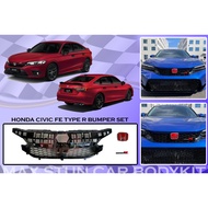 HONDA CIVIC FE 2022 11th GEN TYPE R FRONT GRILLE (TYPE-R) FRONT GRILL SARUNG DEPAN CIVIC FE TYPE R B