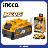 INGCO แบตเตอรี่ลิเธียมไอออน 20 V 4.0Ah FBLI2002