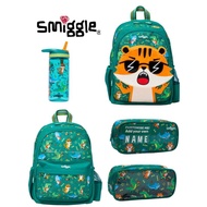 Smiggle School Bag /Smiggle Junior Backpack /Green Tiger