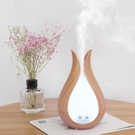 Aroma Diffuser Air Humidifier FREE Aroma Oil 20ml Air Treatment Humidifiers Home Fragrance เครื่องเพิ่มความชื้นในอากาศ ไฟLED Aroma Lamp Aromatherapy Burner Aroma essential oilเครื่องทำไอน้ำ ความจุ Hot sale