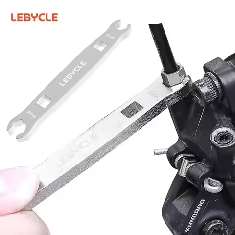 2 in 1 MTB Road Bicycle Oil Pipe Torque Wrench Oil Brake 7mm-8MM Open Pipe Locking Screw Wrench Bike