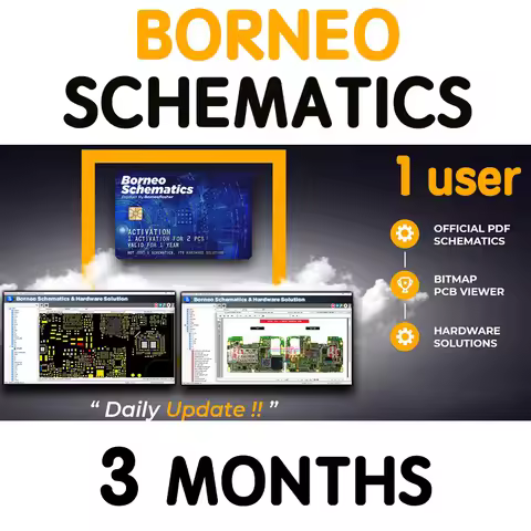 Borneo Schematics PCB Bitmaps 1 User 3 Months for IOS Android Mobile Motherboard Circuit Diagram PCB