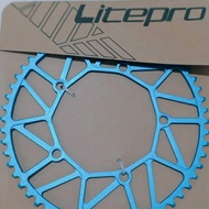 Chainring LITEPRO 56T Blue BCD 130t