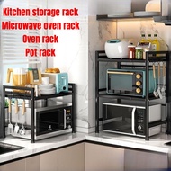 【 Local inventory 】 Kitchen storage rack, microwave oven rack, pot rack, oven rack, no need to install a floor stand