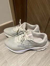 Mizuno Running Shoes Ladies Wave Rider 27 Grey size 25.0 cm