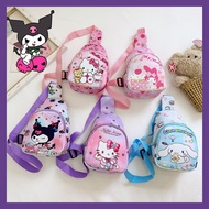 Sanhez กระเป๋าใส่ Cinnamoroll น่ารัก Sanrio Crossbody กระเป๋าเป้สะพายหลัง Kuromi Kitty สะพายไหล่มินิกระเป๋าใส่ของเดินทางแฟชั่นเด็กผู้หญิง