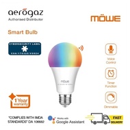 Aerogaz/Mowe MW891B Smart Bulb , Smart light bulb Wifi Remote Control Google Home Assistant Supports