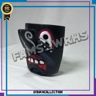 Mask Shell Ganongan Pakem Shell Ganongan Kruropeok Black Af 1