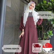 [Limited Edition] [SG SELLER] ★Mishkah Apparels★ LONNA Abaya - Premium Crepe Muslimah Modest Apparel Jubah fit up to 2XL