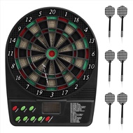 (LAA1) Electronic Dartboard Darts-Game Set Automatic Scoring Dart-Plate Board Sound Prompt Office Fa