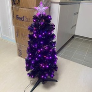 LED閃燈黑色聖誕樹🎄90cm 3呎高 🎅🏼christmas tree