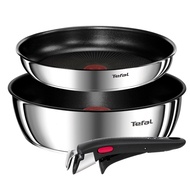 Tefal Ingenio Edition Stainless Steel Nonstick Saucepan 3p Dishwasher Oven Safe No PFOA Silver