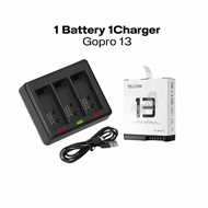 Telesin 3-Slot Charger For GoPro 13 ที่ชาร์จแบบแบน