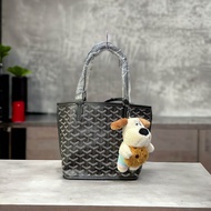 กระเป๋า goryard tote bag mini มีใบลูก hiend  อปก ป้าย ถุงผ้า  ขนาดปาก10 นิ้ว ฐาน 8 สูง 8 ใบเล็ก5 นิ้