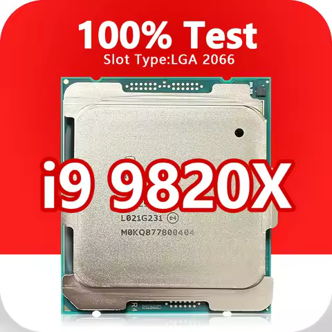 Core i9 9820X CPU 14nm 10 Cores 20 Threads 3.3GHz 16.5MB 165W processor LGA2066 For Desktop X299 mot