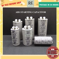 ABS MOTOR STARTING CAPACITOR / CAPACITOR 50UF / 75UF / 100UF/ 150UF / 200UF / 250UF / 300UF / 400UF 