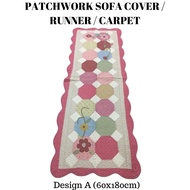 Carpet Patchwork Sofa Cover / Carpet Runner