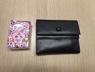 Esprit 黑色真皮銀包，男女合用