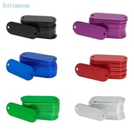 AUTU Multifuntional Stainless Steel Stamping Blanks Text Engraved Label Easy Installation for Asset 