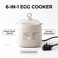 Multifunctional Smart Egg Cooker | 6-in-1 Egg Boiler | Touch Control with Timer & Reservation
