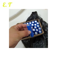 Real 18650 3.7V Flat Head Lithium LITHIUM-ION Fan Torch Battery ET