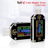 TC66TC66C Type-C Color Display USB Tester USB-C Voltmeter Ammeter Voltage PD Charger Battery USB Tester 30off
