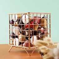 Storage Basket Dolce Gusto Nespresso Coffee Pod Capsule Rack Coffee Metal Desktop Organizer