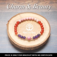 Stone Bracelet Charm & Beauty Crystalnatural for Positive and Abundant Auras