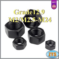 Hexagon Nut/ DIN934/Grade 12.9  M2 M2.5M3 M4 M5 M6 M8 M10 M12~ M24 [ZYS-FC-1]