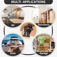 4 Pack Folding Brackets Self-Lock Hinge with Screws for Legs Lock Extension Support Bracket Bed Legs