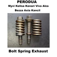 🇯🇵🇯🇵 Skru & Spring Ekzos Perodua Myvi Kelisa Kenari Viva Alza Bezza Axia Kancil Exhaust / Ekzos Spri