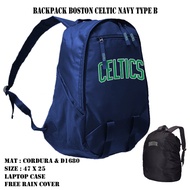BOSTON CELTICS BACKPACK - CELTICS BACKPACK - BOSTON CELTICS BASKETBALL BAG - BOSTON CARRYING BAG - B