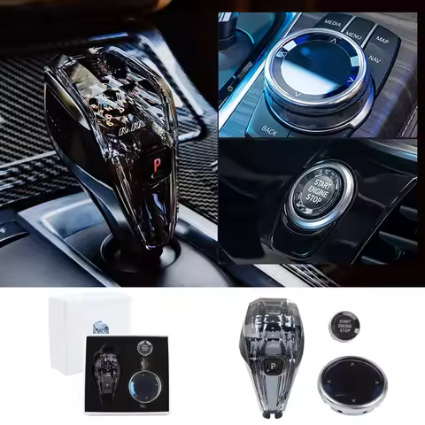 Crystal Gear Handle For BMW G30 G31 G38 G32 X3 G08 X4 G02 Gear Shift Knob Kit F30 F20 F32 F33 F36 F0