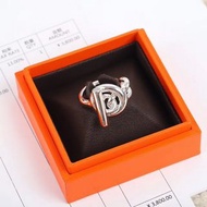法國奢侈品牌Hermès愛馬仕croisette純銀鏈條戒指
