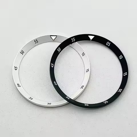 Black White 31.4mm Watch Chapter Rings Fit Seiko 6105 6309 Turtle Captain Willard Samurai King Case 