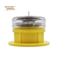 Boat Solar Sidelight  Safety Beacon Light 360° Lighting LED Flashing Beacon Light