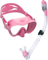 Cressi Scuba Diving Snorkeling Kit - Freediving Mask Dry Snorkel - F1 mini & Supernova Dry