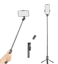 電話無線藍牙自拍神器 手機自拍桿三腳架 Moblie phone selfie stick and tripod wireless with bluetooth remote control
