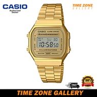 Casio Vintage Gold Stainless Steel Band Men Watch / Women Watch A168WG-9WDF/ A168WG-9 / A168WG
