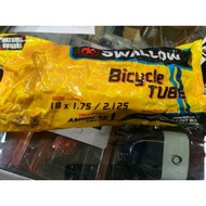 Bmx children's bicycle inner tube 18 x 1.75 / 2.125 swallow