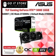 ASUS GeForce RTX5080 TUF GAMING OC 16GB GDDR7 GRAPHICS CARD (TUF-RTX5080-O16G-GAMING)